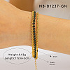 304 Stainless Steel Pave Cubic Zirconia Tennis Bracelets WG7D6AE-01-1