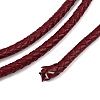 Braided Leather Cord with Core WL-F009-5mm-04-3