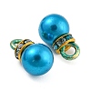 (Defective Closeout Sale: Ring Dyed)ABS Plastic Imitation Pearl Charms KY-XCP0001-25G-01-2