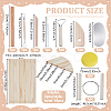10Pcs Pine Wood Rulers TOOL-FG0001-41-2