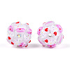 Round Resin Beads RESI-T059-02B-2