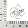 Non-Tarnish 304 Stainless Steel Pendants STAS-B056-17P-03-3