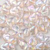 UV Plating Luminous Transparent Acrylic Beads OACR-P010-11B-3