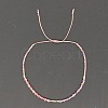 Adjustable Glass Seed Bead Braided Bead Bracelets for Women VT9382-48-1