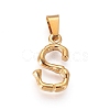 304 Stainless Steel Pendants X-STAS-F235-01G-S-1