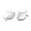 Non-Tarnish 201 Stainless Steel Charms STAS-K212-09P-2