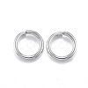 Tarnish Resistant 304 Stainless Steel Open Jump Rings X-STAS-E113-14P-2