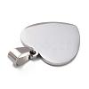 Tarnish Resistant 304 Stainless Steel Mirror Polished Finish Stamping Blank Tag Pendants STAS-L220-02C-A01-3