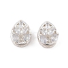 Rack Plating Brass Micro Pave Cubic Zirconia Beads KK-F879-13S-1