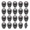 20Pcs Alloy Buttons BUTT-AR0001-39AS-1