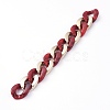 Handmade CCB Plastic Curb Chain AJEW-JB00678-03-2