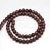 Natural Yellow Jade Beads Strands G-G598-8mm-YXS-09-2