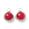 Natural Carnelian Charms G-K325-01P-05-2