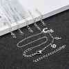 Iron Ends with Twist Chains CH-R001-S-5cm-5