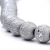 Electroplate Glass Bead Strands EGLA-S134-8mm-08-3