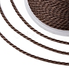Round Waxed Polyester Cord YC-G006-01-1.0mm-36-3