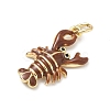 Brass Micro Pave Cubic Zirconia Pendants KK-H255-01B-G04-2