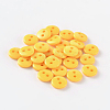 2-Hole Flat Round Resin Sewing Buttons for Costume Design BUTT-E119-24L-04-1