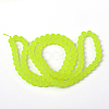 Baking Paint Transparent Glass Bead Strands X-GLAA-S031-8mm-30-4