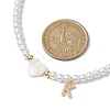Brass Micro Pave Grade AAA Cubic Zirconia Letter Pendant Necklaces NJEW-JN04771-11-3