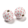 Printed Wood Beads WOOD-A022-01A-2