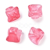 Transparent Spray Paint Glass Beads GLAA-H035-03F-1