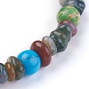 Chakra Jewelry Stretch Bracelets BJEW-JB03941-02-2