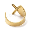 Real 18K Gold Plated 304 Stainless Steel Initial Letter Open Cuff Rings RJEW-L109-007G-X-3