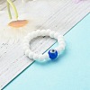 Handmade Glass Beads Stretch Rings RJEW-JR00373-2