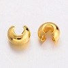 Brass Crimp Beads Covers X-EC266-G-2