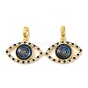 Rack Plating Brass Micro Pave Cubic Zirconia Pendant KK-H486-20G-01-1