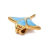 Ocean 304 Stainless Steel Enamel Pendants STAS-P395-01D-G-2