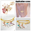 40Pcs 2 Colors Brass Pendants KK-AR0003-32-5
