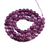 Natural Quartz Beads Strands G-R479-6mm-04-3
