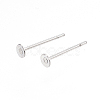 Non-Tarnish 304 Stainless Steel Stud Earring Findings A-STAS-D448-088P-2mm-1