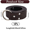 Imitation Leather Chain Belts AJEW-CL0004-83-2