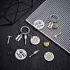 PandaHall Elite DIY Keychain Making Kit DIY-PH0005-65-2