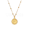 3D Relief Cupid Double-sided Portrait Pendant Necklaces UZ2344-1-1