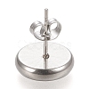 Non-Tarnish 304 Stainless Steel Stud Earring Settings STAS-K202-05D-P-3