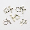 Mixed Tibetan Style Toggle Clasps TIBE-MSMC008-01AS-1