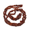 Natural Garnet Chip Bead Strands G-M205-73-2