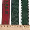 9 Yards 3 Styles Christmas Theme Polyester & Polycotton Ribbons Sets SRIB-A015-01A-04-3