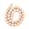 Natural Fossil Beads Strands G-E110-10mm-2-3