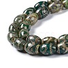 Tibetan Style dZi Beads Strands TDZI-E005-01G-3
