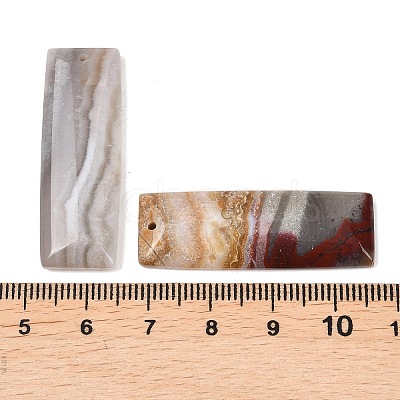 Natural Mexican Agate Pendants G-K381-19A-1