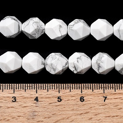Natural Howlite Beads Strands G-Z119-A43-03-1