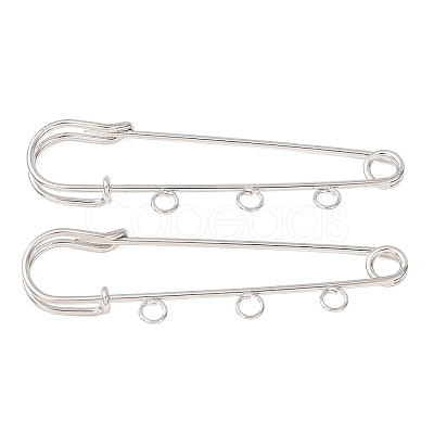 Iron Safety Pins Brooch Findings RN-CBAB9AC-02P-1