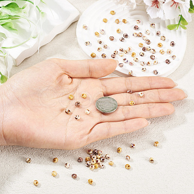 480Pcs 4 Colors Picasso Glass Seed Beads SEED-TA0001-07A-1