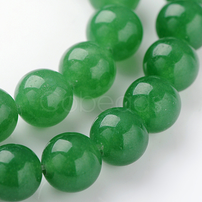 Natural Dyed White Jade Beads Strands JBR10-8mm-1