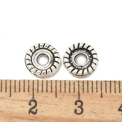 Tibetan Style Alloy Beads TIBE-P003-45AS-1